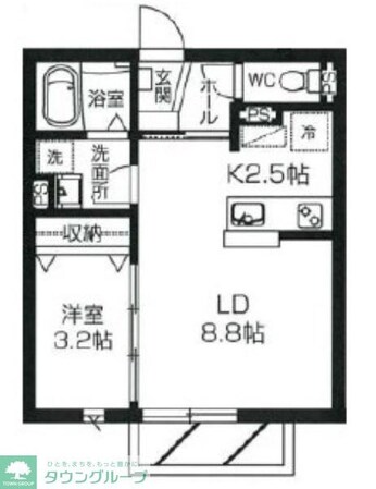 パラッツォ・ビバーチェの物件間取画像